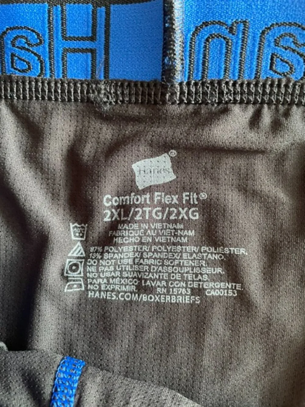 Hanes mesh boxer brief size 2XL new without tags